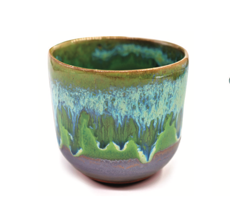 Green Lichen Tea Bowl