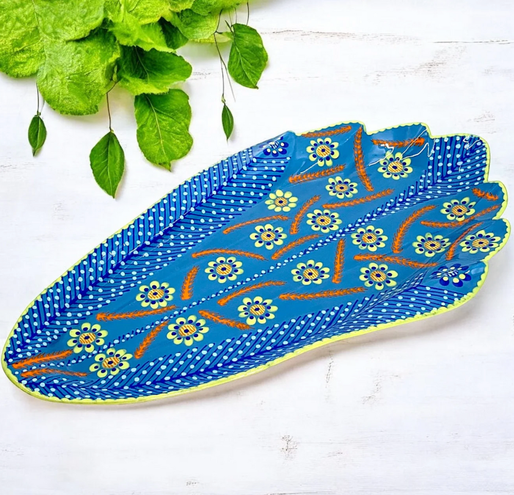 Large Gladiola Platter