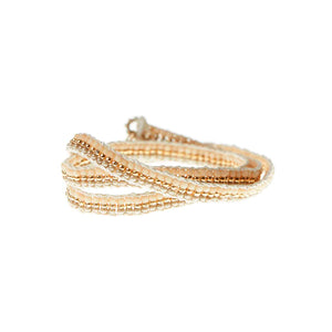 Stripe Warrior Wrap Bracelet
