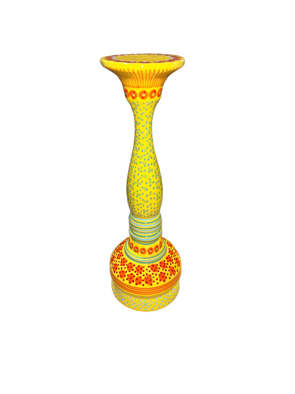 Tall Baroque Candle Holder