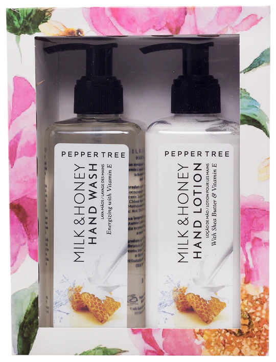 Milk & Honey Hand Wash & Lotion Gift Set Body Essentials Collection