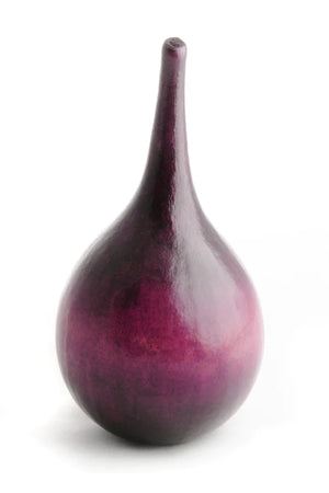 Kenyan Faded Plum Decorative Calabash Gourd