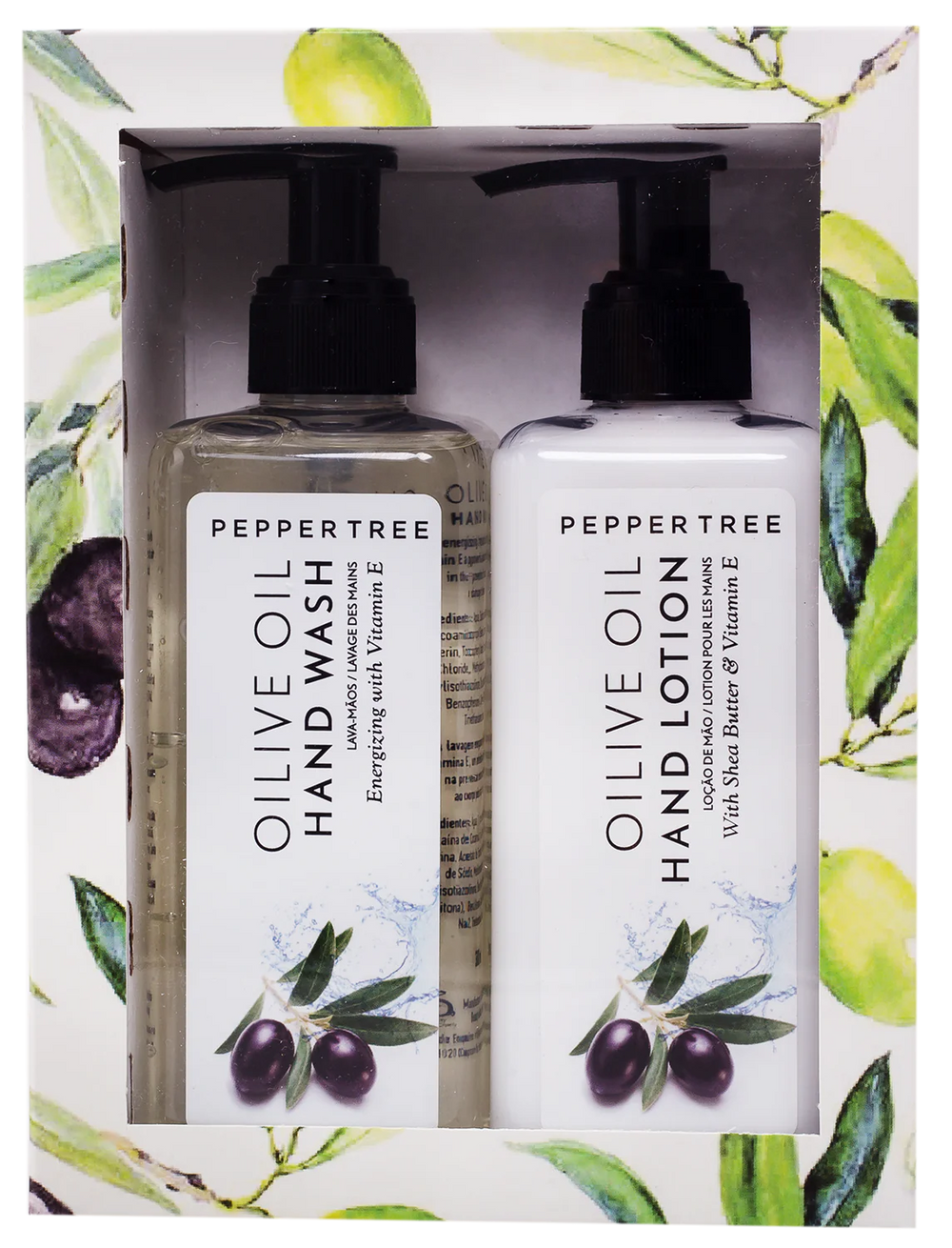 Olive Oil Hand Wash & Lotion Gift Set Body Essentials Collection