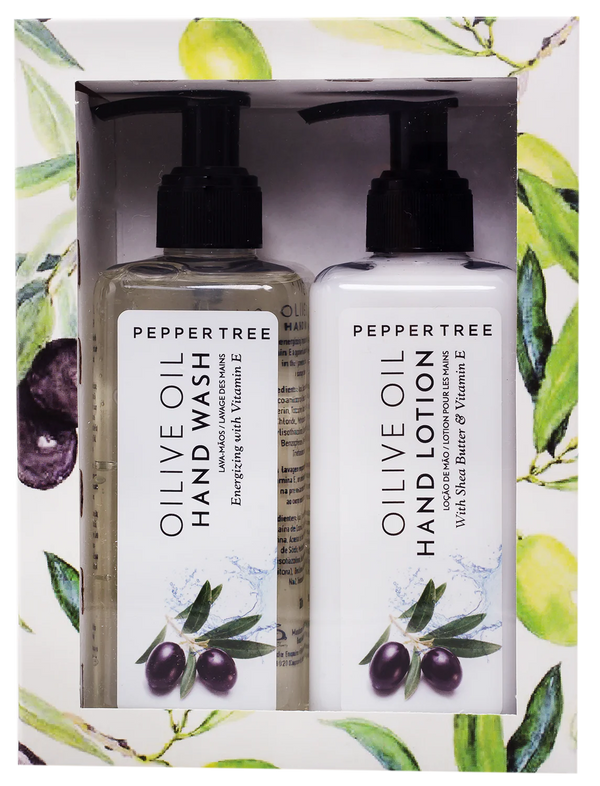 Olive Oil Hand Wash & Lotion Gift Set Body Essentials Collection