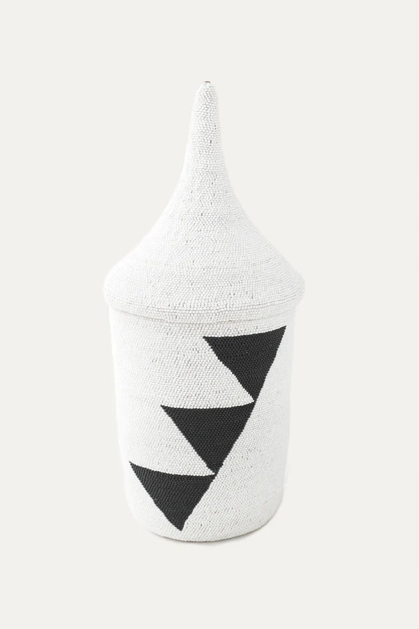 Triangle Beaded Peace Basket