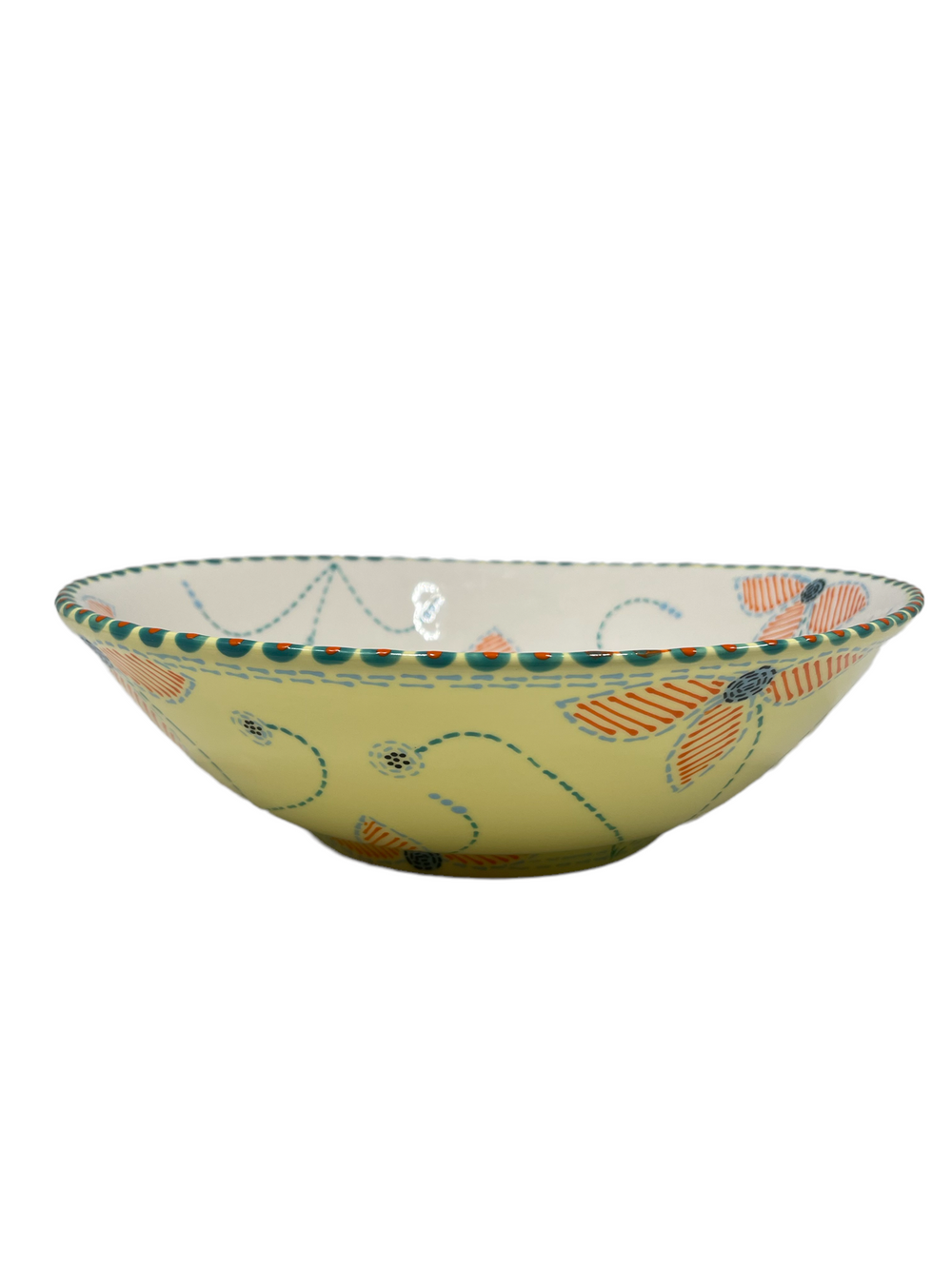 Medium Floral Serving Bowl