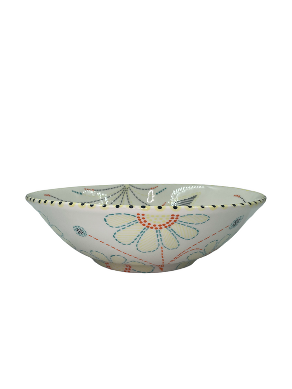 Medium Floral Serving Bowl