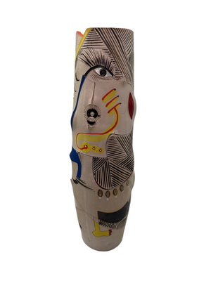 Andile Dyalvane Africasso Tall Vase H18"XW4"XD4"