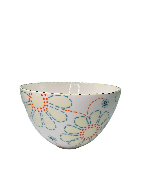 Floral Latte Bowl