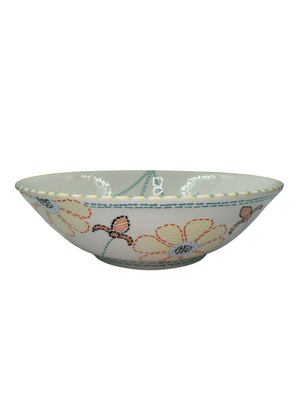 Medium Floral Serving Bowl