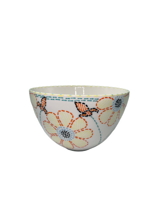 Floral Latte Bowl