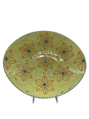 Floral Fruit Bowl 15"