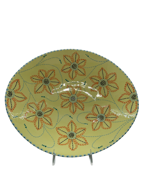 Floral Fruit Bowl 15"