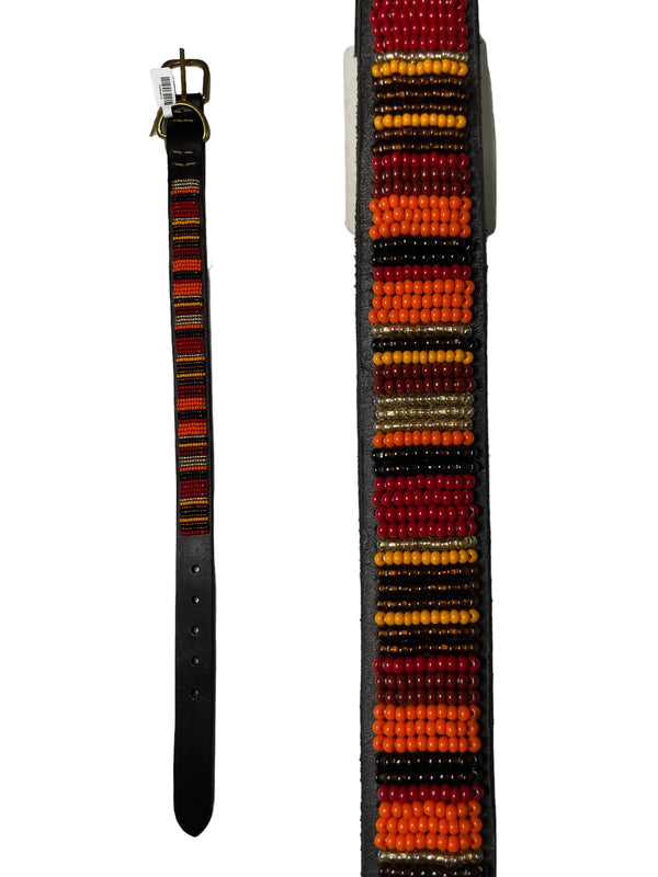 11.5" Maasai Beaded Dog Collar