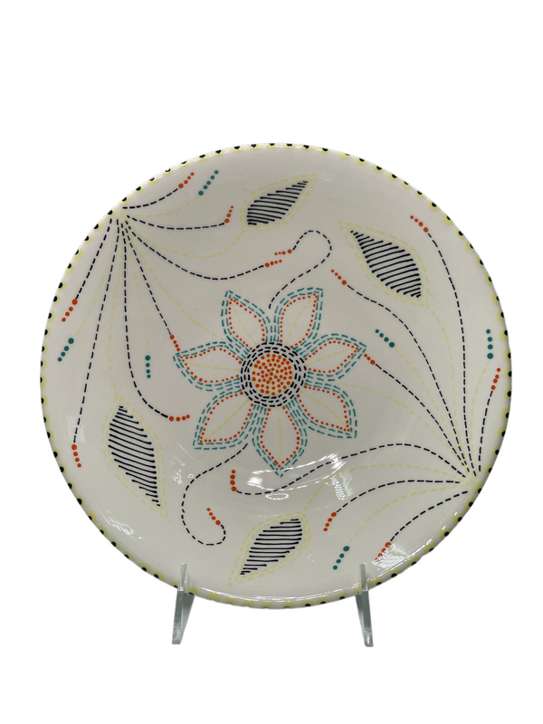 Medium Floral Serving Bowl