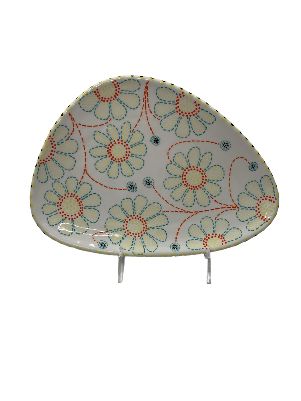 Floral Ovoid Plate