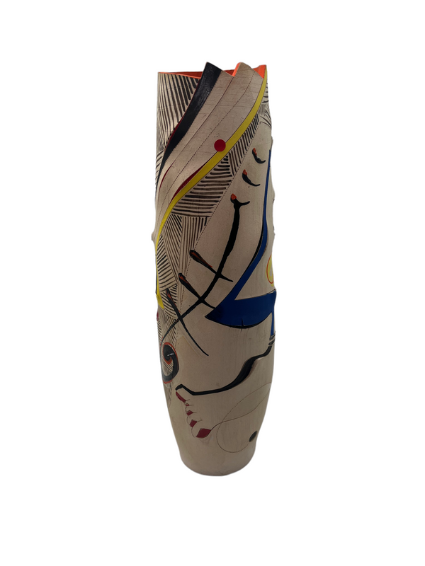 Andile Dyalvane Africasso Tall Vase H18"XW4"XD4"