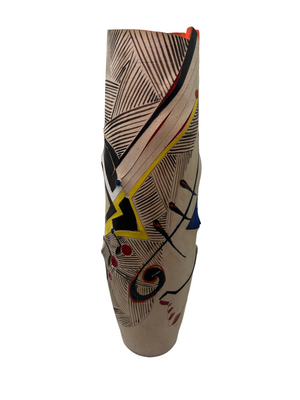 Andile Dyalvane Africasso Tall Vase H18"XW4"XD4"