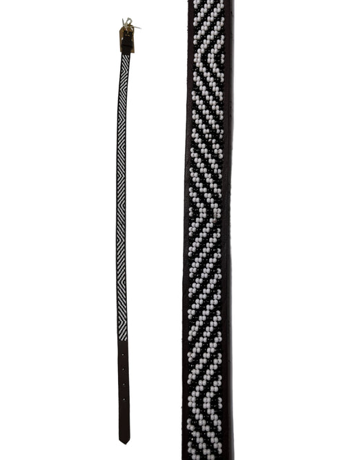 Thin Belt Zebra Print