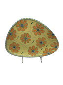 Floral Ovoid Plate