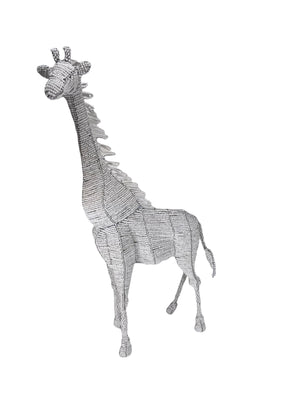 White Beaded Giraffe