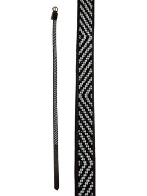 Thin Belt Zebra Print