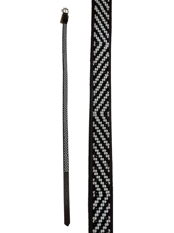 Thin Belt Zebra Print