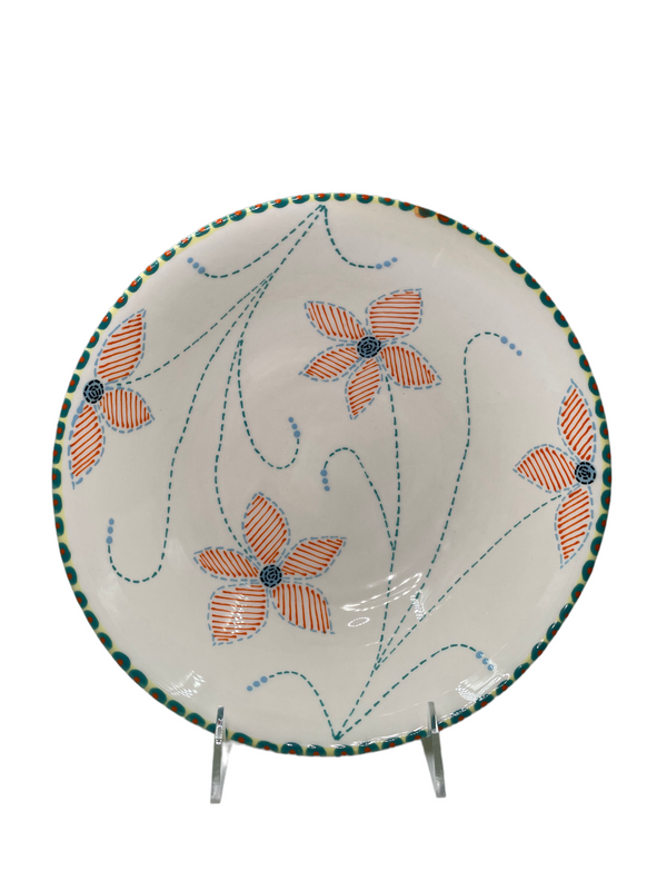 Medium Floral Serving Bowl