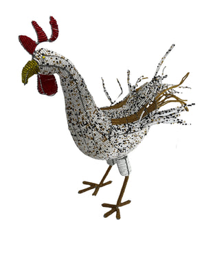 Beaded Roosters