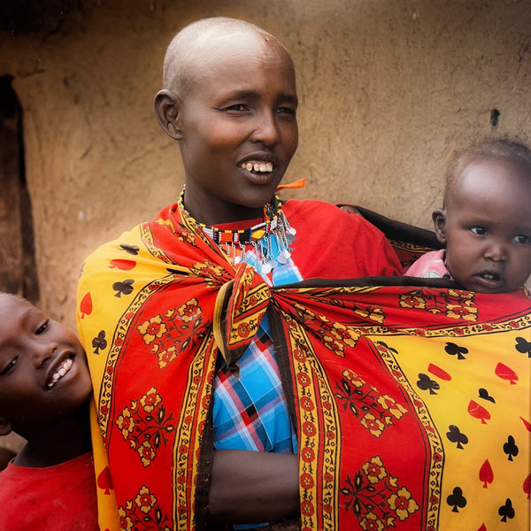 Maasai Mother with Children, Kenya