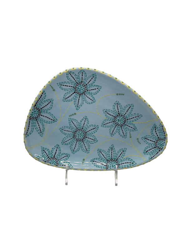 Floral Ovoid Plate