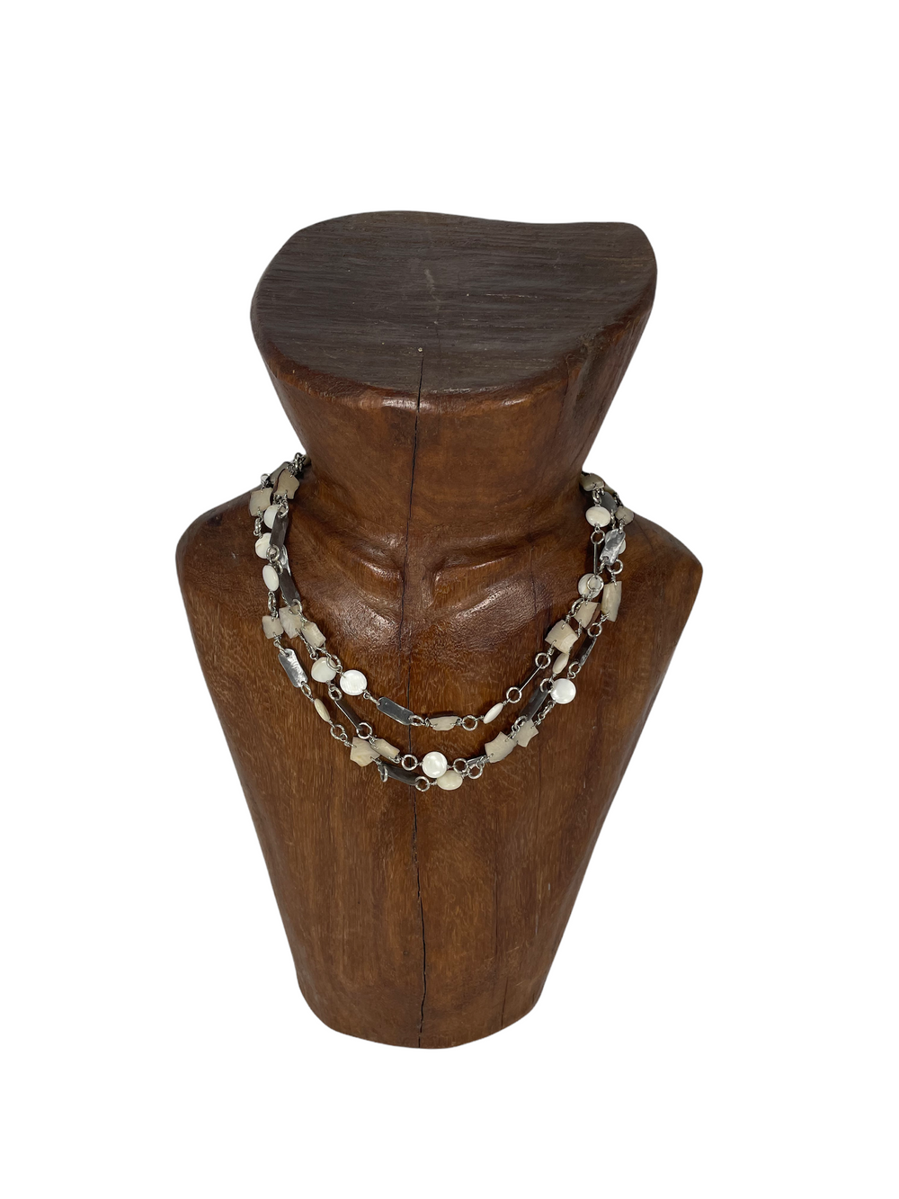Rhino Snare and Vegetable Ivory Necklace