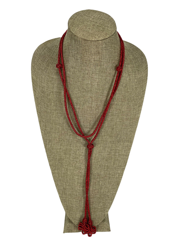 Infinity Lariat Poppy Red