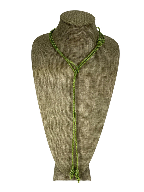 Infinity Lariat Emerald Green