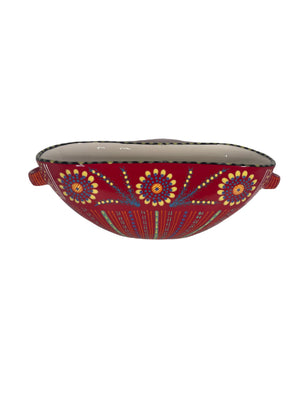 Oval Bowl with Handles