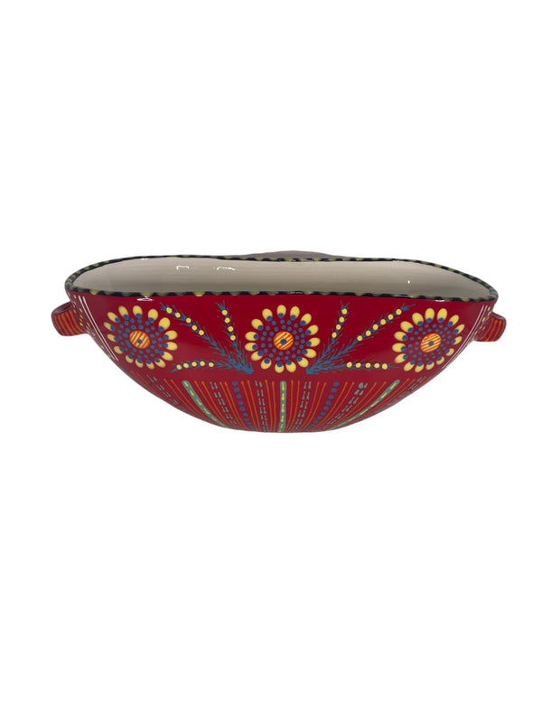 Oval Bowl with Handles