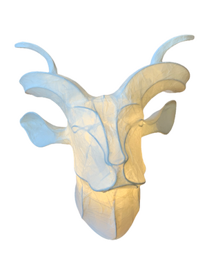 Lighted Kudu Unmounted Trophy Head