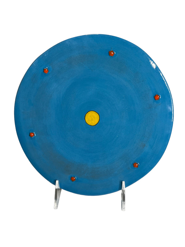 Colour Me Bright 9" Hors D'ouvres Plate