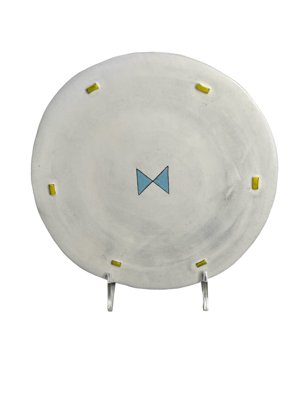 Colour Me Bright 9" Hors D'ouvres Plate