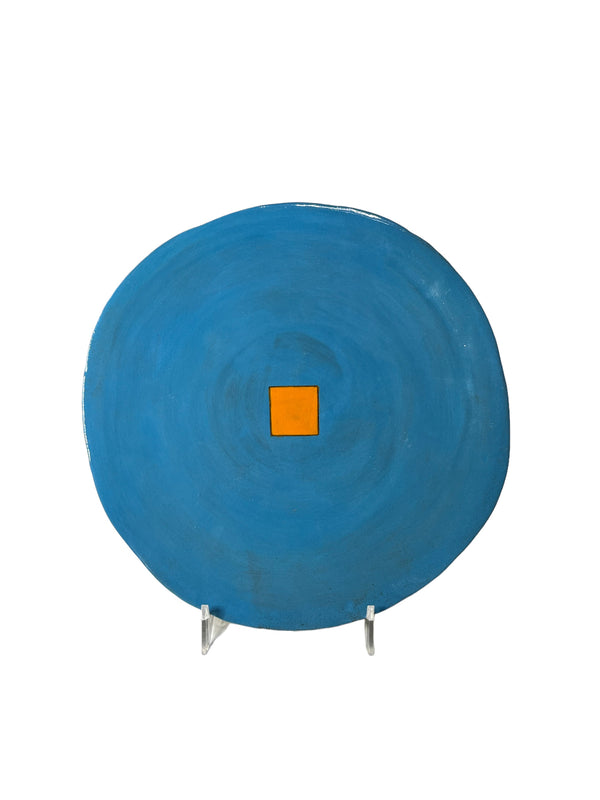 Colour Me Bright 9" Hors D'ouvres Plate
