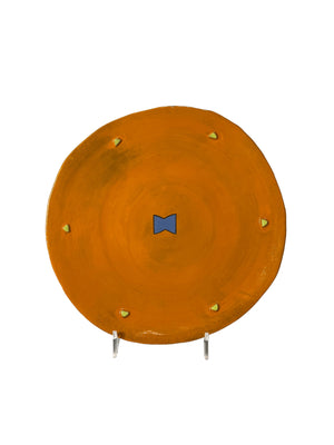 Colour Me Bright 9" Hors D'ouvres Plate