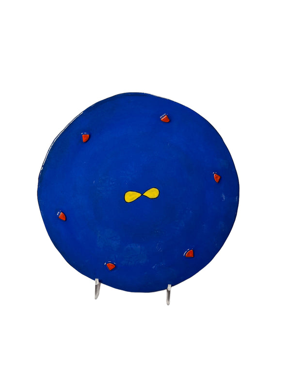 Colour Me Bright 9" Hors D'ouvres Plate