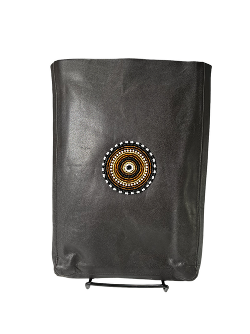 Maasai Leather Beaded iPad/Tablet Sleeve