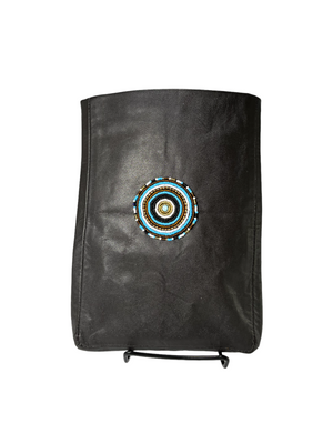 Maasai Leather Beaded iPad/Tablet Sleeve