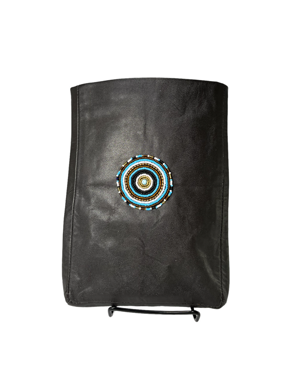 Maasai Leather Beaded iPad/Tablet Sleeve