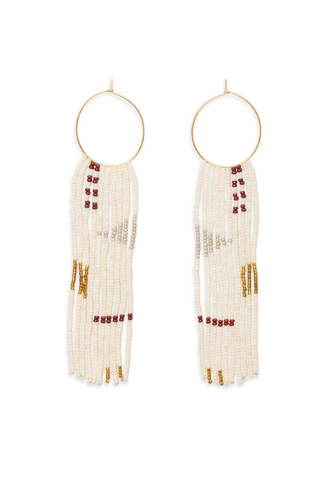 Small Pembetatu Hoop Earrings