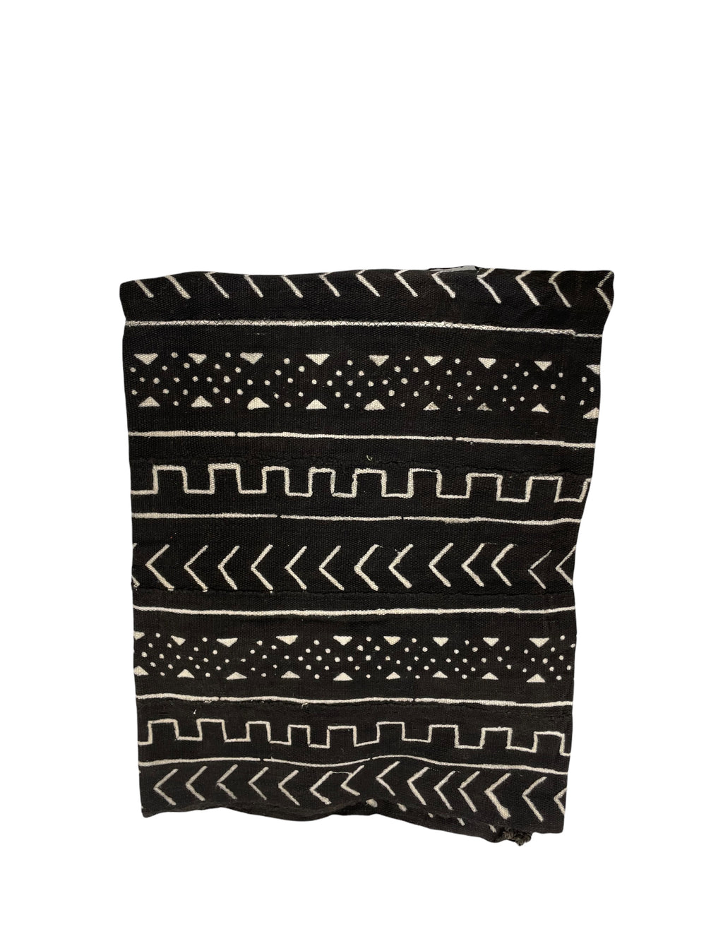Large Cotton Mud Cloth Throw Blanket, 68"x45"