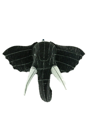 Beaded Elephant Head Trophy South Africa