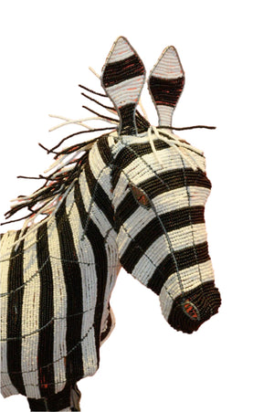 Beaded Zebra 33" South Africa