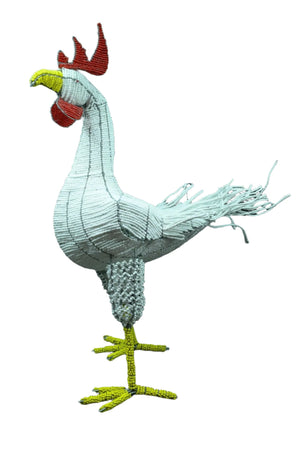 Beaded Roosters